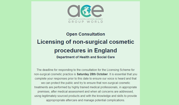 Licensing of non-surgical cosmetic procedures in England